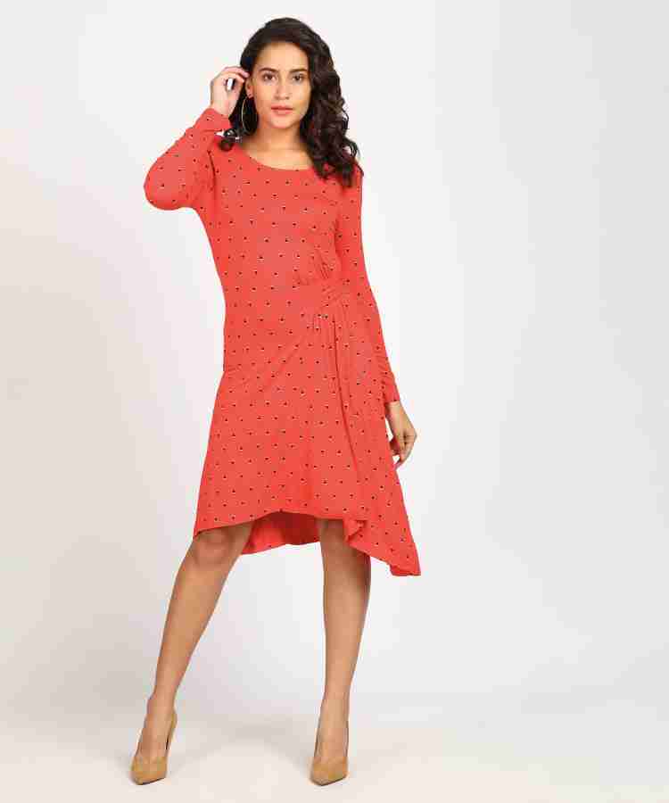 Marks and spencer hot sale red dress