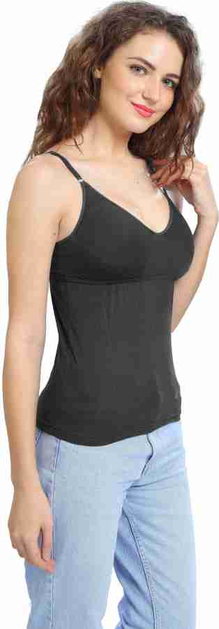 Buy Mythili Womens/Girls Cotton Double Layered Seamless Bra Slip Camisole  Online at Best Prices in India - JioMart.
