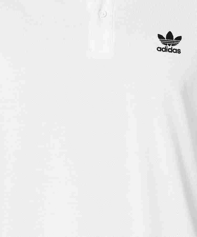 ADIDAS ORIGINALS Solid Men Polo Neck White T Shirt Buy ADIDAS ORIGINALS Solid Men Polo Neck White T Shirt Online at Best Prices in India Flipkart