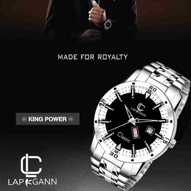 LAPKGANN COUTURE classic Analog Watch For Men Buy LAPKGANN COUTURE classic Analog Watch For Men LC 5018 Hard Steel Cross Chain Trendy sports Casual Wear Black Dial Daily wear
