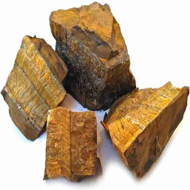 Shubhanjali Natural Tiger Eye Rough Raw Stone for Reiki Healing