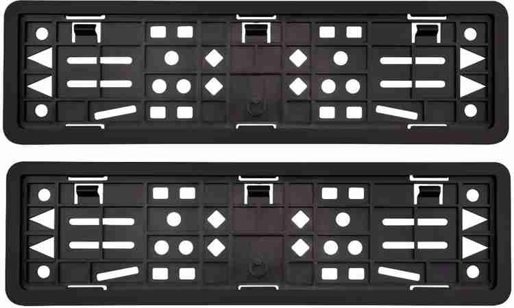 Car number plate plastic on sale cover