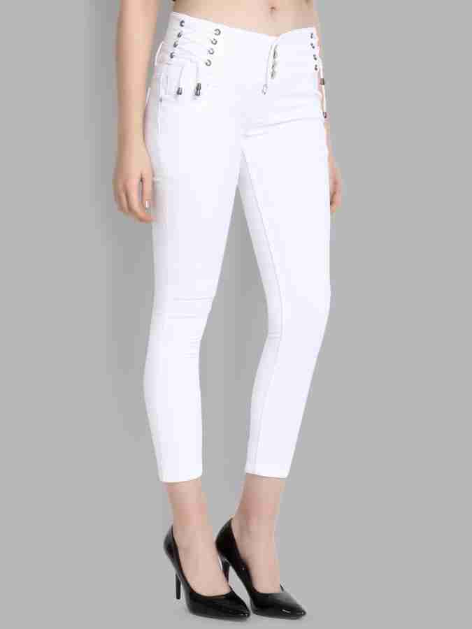 Girls hot sale white jean