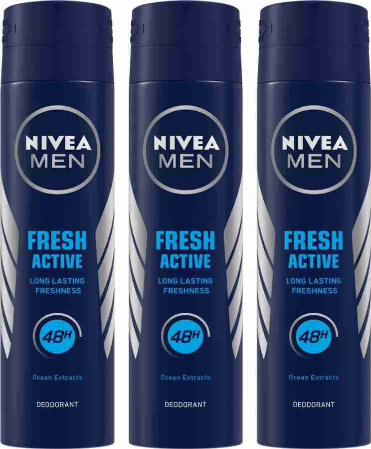 NIVEA MEN Deodorant Fresh Active 150ml Deodorant Spray For Men