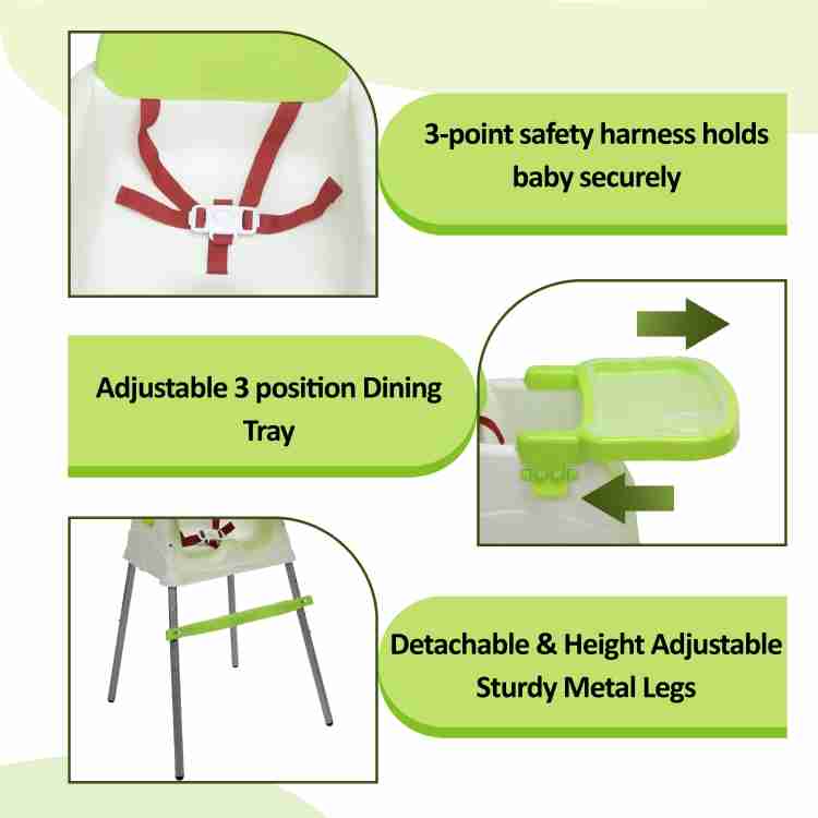 Luvlap 4 in discount 1 convertible high chair