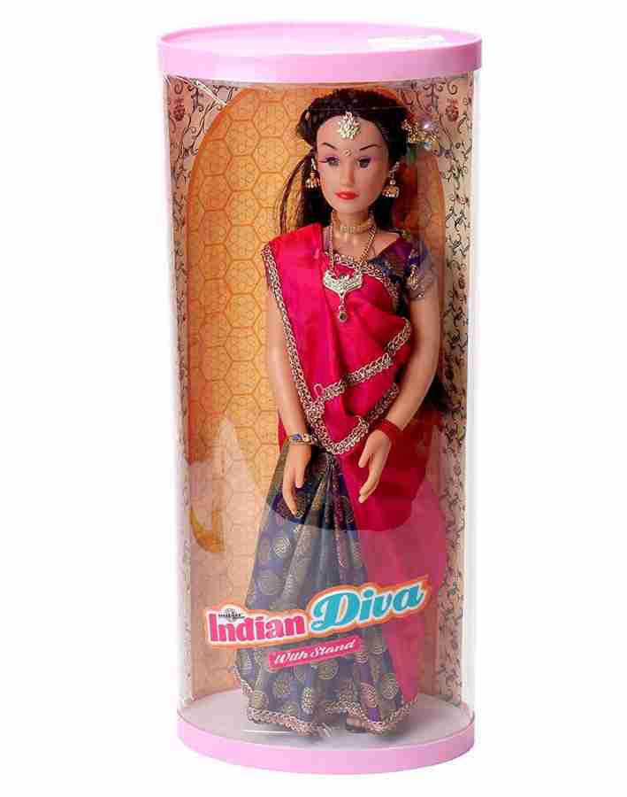 Joy Stories Large Doll in Indian Costume for Girls with Stand