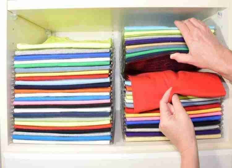 T shirt storage rack online