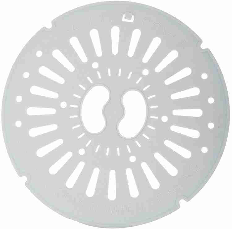 Washing machine outlet dryer plate