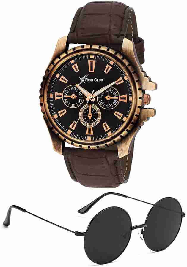 Rich Club Watch Sunglass Combo Price in India Buy Rich Club Watch Sunglass Combo online at Flipkart