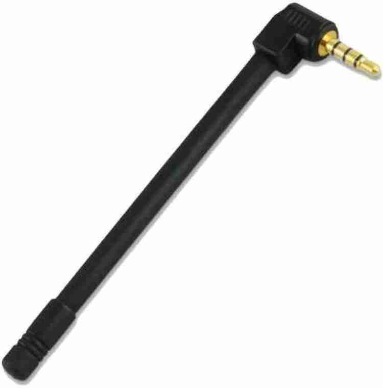 DTrader New 10cm FM Radio Audio Aerial Antenna 3.5mm Stereo pin Adapter  with 5 dBi Signal Strength Antenna Amplifier Price in India - Buy DTrader  New 10cm FM Radio Audio Aerial Antenna