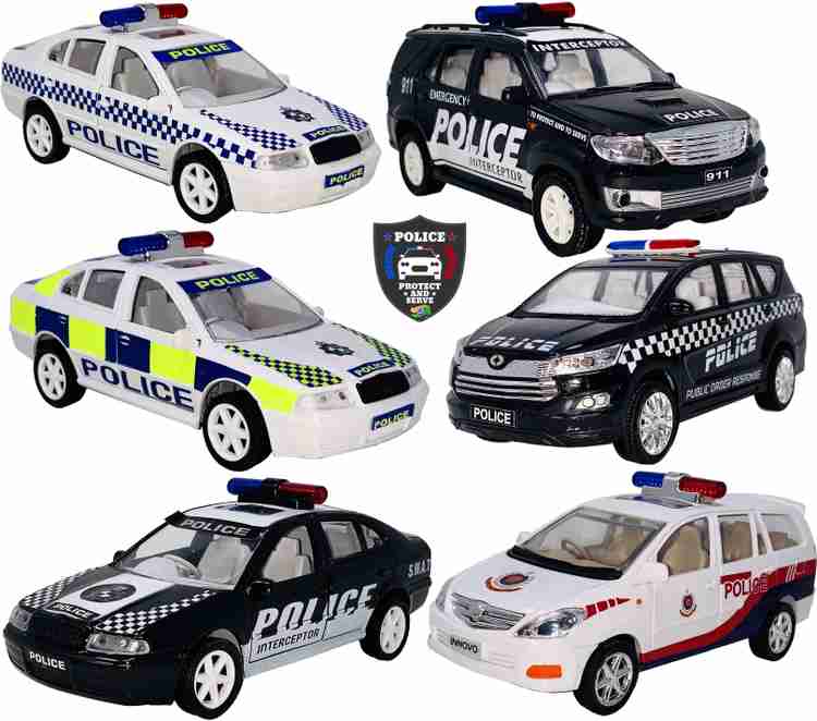 Toy police sale car set