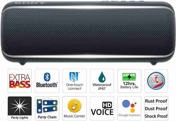 Sony srs shop xb22 watt