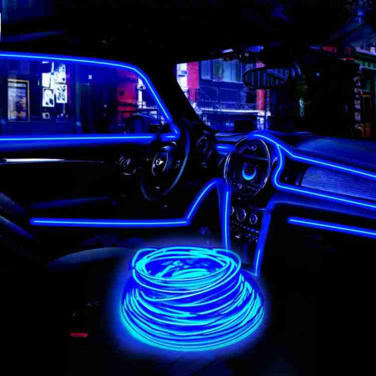 EL Wire Car Interior Light Ambient Neon Light For All Car Models With –  TECHNO KHAN STORE