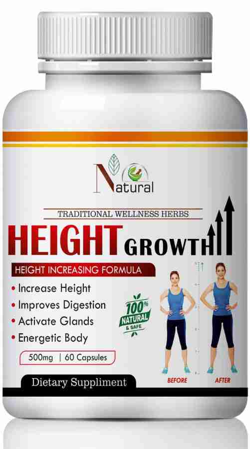 NATURAL Height growth herbal capsules for helps to improves your