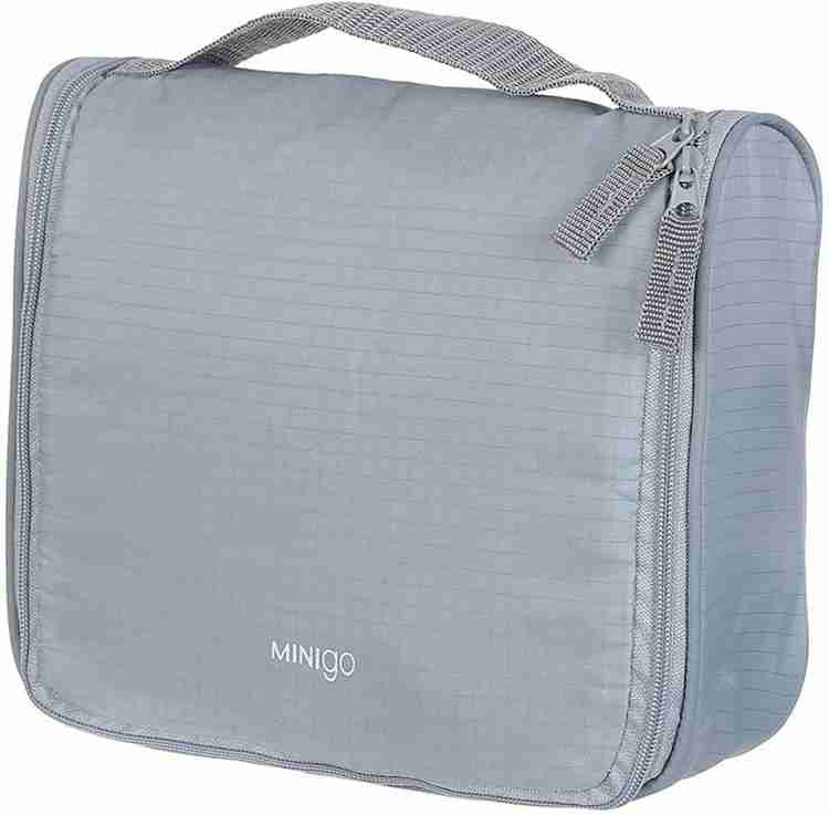 MINISO MINIGO Portable Toiletry Bag Travel Toiletry Kit Grey Price in India Flipkart