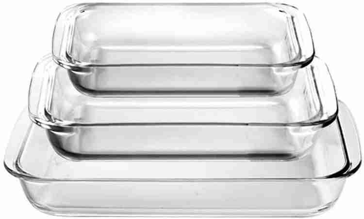 Glass cooking tray best sale