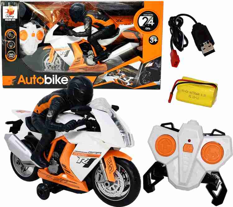 Remote hot sale bike toy