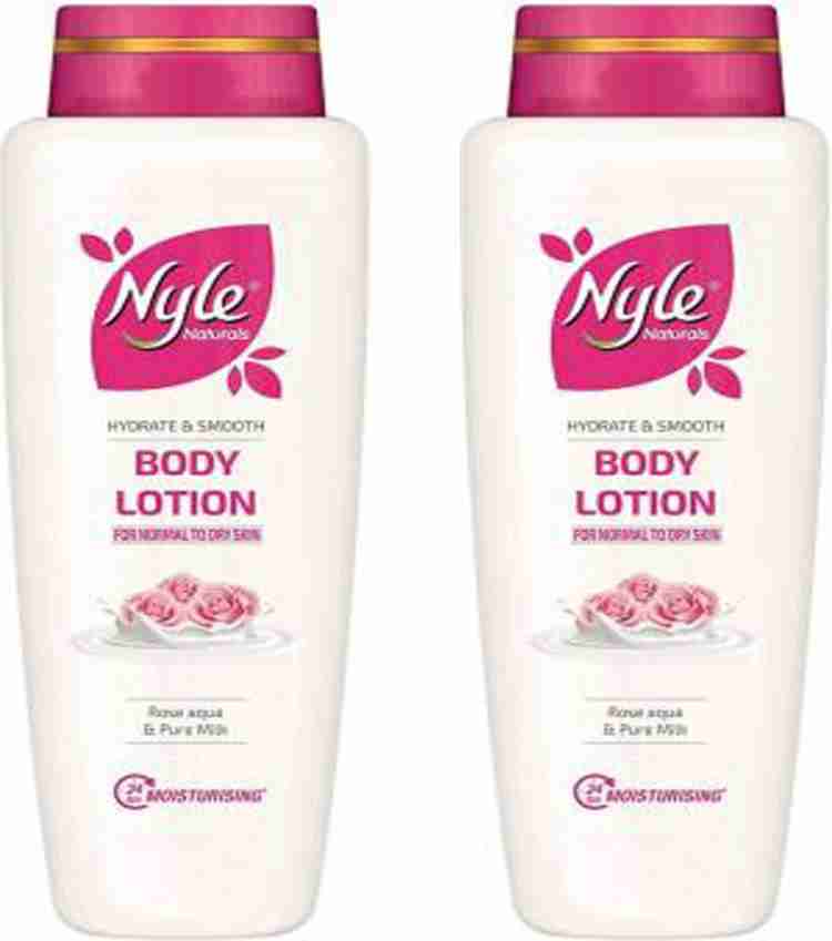 Nyle Nourish and Smooth Body lotion - Rose 200ML ( Pack Of 2