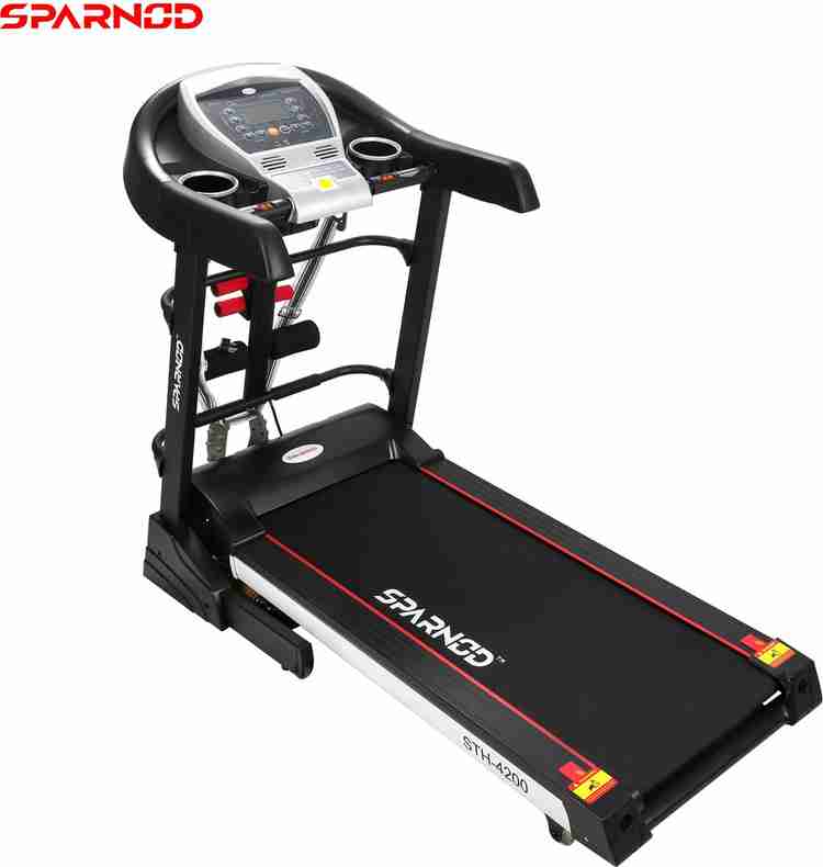 Sparnod Fitness STH 4200 4.5 HP PEAK DIY Installation Multifunction Motorized Treadmill for Home Use Treadmill Buy Sparnod Fitness STH 4200 4.5 HP PEAK DIY Installation Multifunction Motorized Treadmi...
