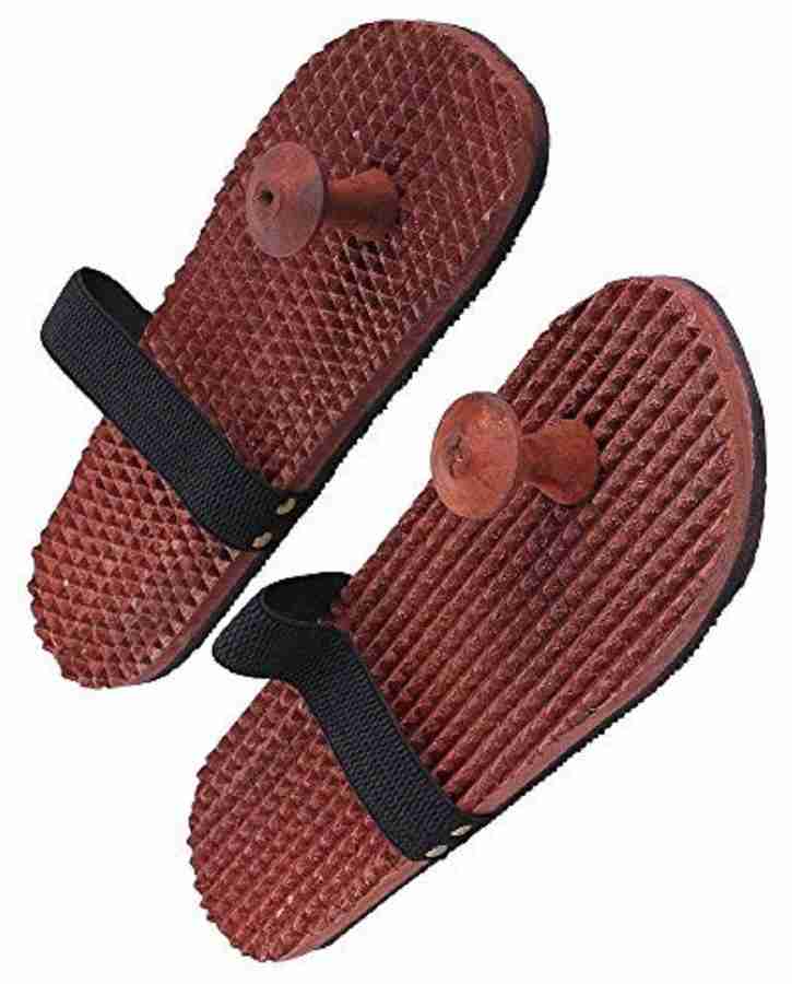wooden style WS093 Wooden Acupressure Foot Massager Slippers Size
