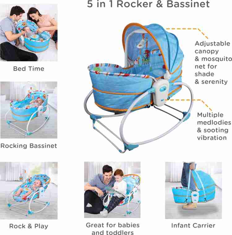 Rocker store and bassinet