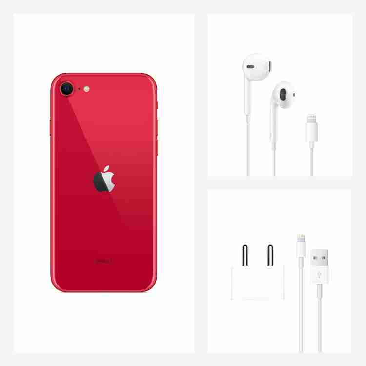 Apple iPhone SE (Red, 128 GB) (Includes EarPods, Power Adapter)