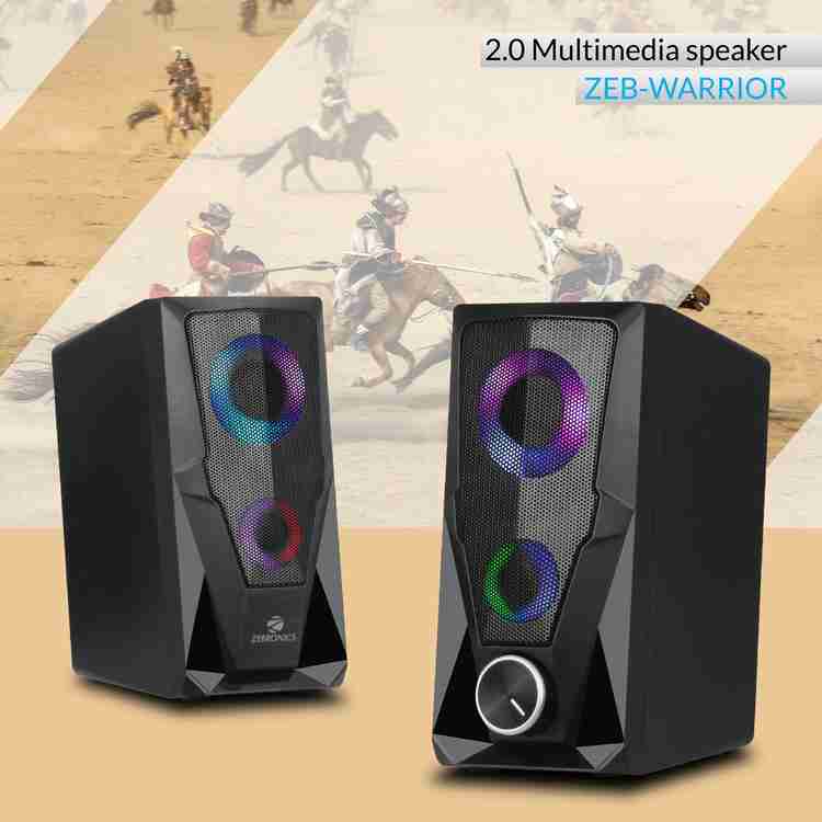 Zebronics 2.0 clearance multimedia speaker price