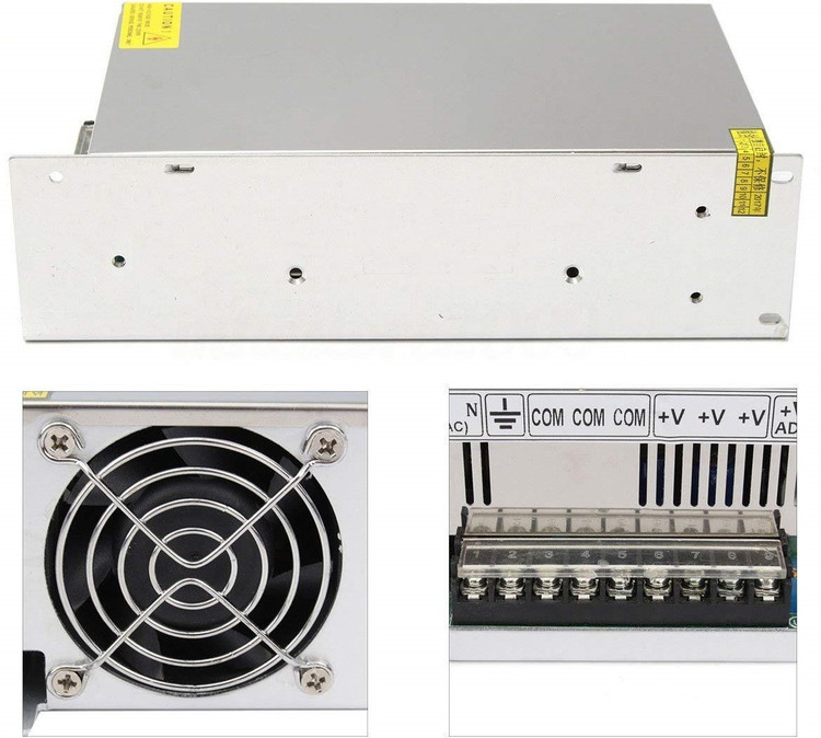 Alimentatore 12V 600W 50A - Trasformatore AC/DC Per CCTV, Stampanti 3D E Dispositivi 12V - Foto 2