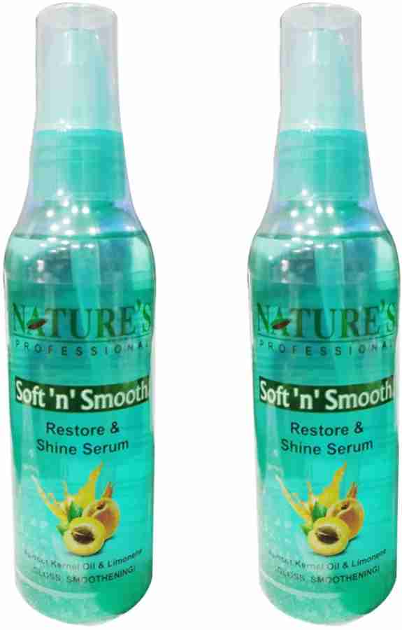 Nature's Soft 'n' Smooth Restore & Shine Serum( pack of 2) - Price in  India, Buy Nature's Soft 'n' Smooth Restore & Shine Serum( pack of 2)  Online In India, Reviews, Ratings & Features