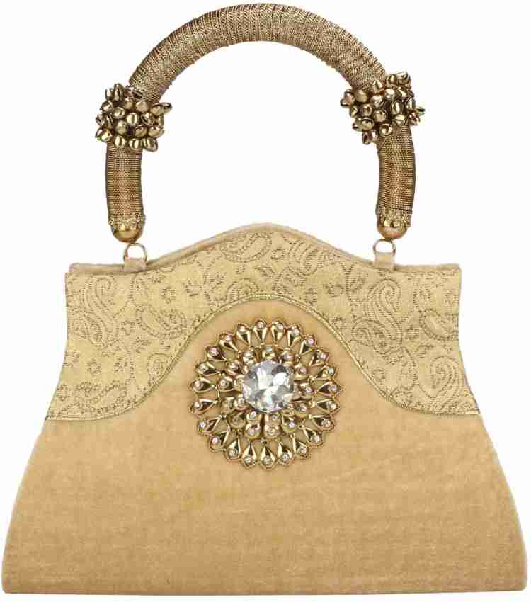 Golden colour outlet purse