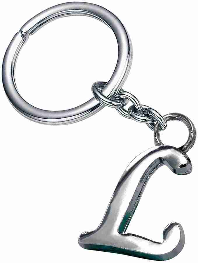 GCT English Alphabet Letter L G 37 Silver Metal Keychain for Car Bike Men Women Keyring Key Chain Price in India Buy GCT English Alphabet Letter L G 37 Silver Metal Keychain for