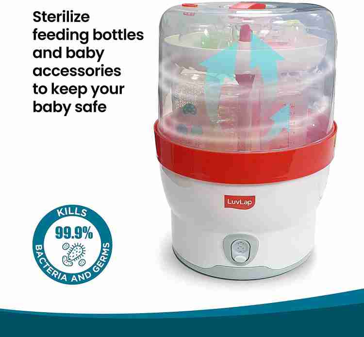 LuvLap Red White Electric Sterilizer Buy Baby Care Products in