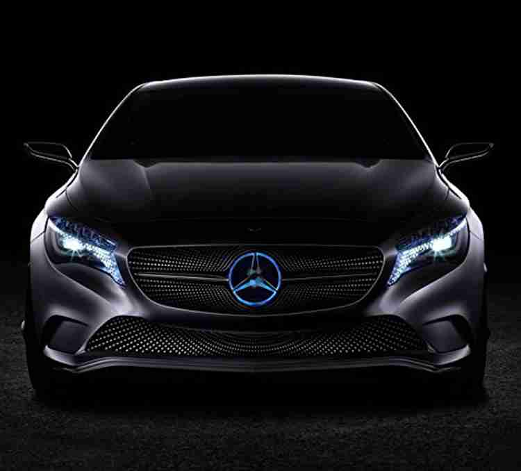 Mercedes benz cheap grill light