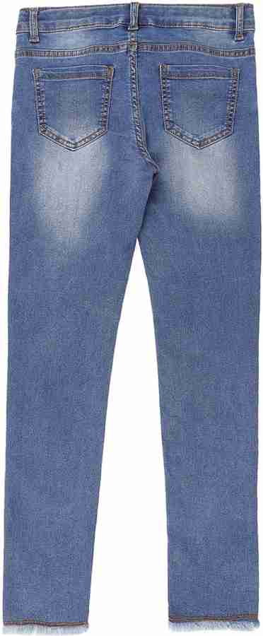 Pantaloons Junior Regular Girls Dark Blue Jeans - Buy Pantaloons Junior  Regular Girls Dark Blue Jeans Online at Best Prices in India