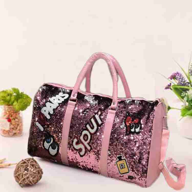 Sequin hot sale travel bag