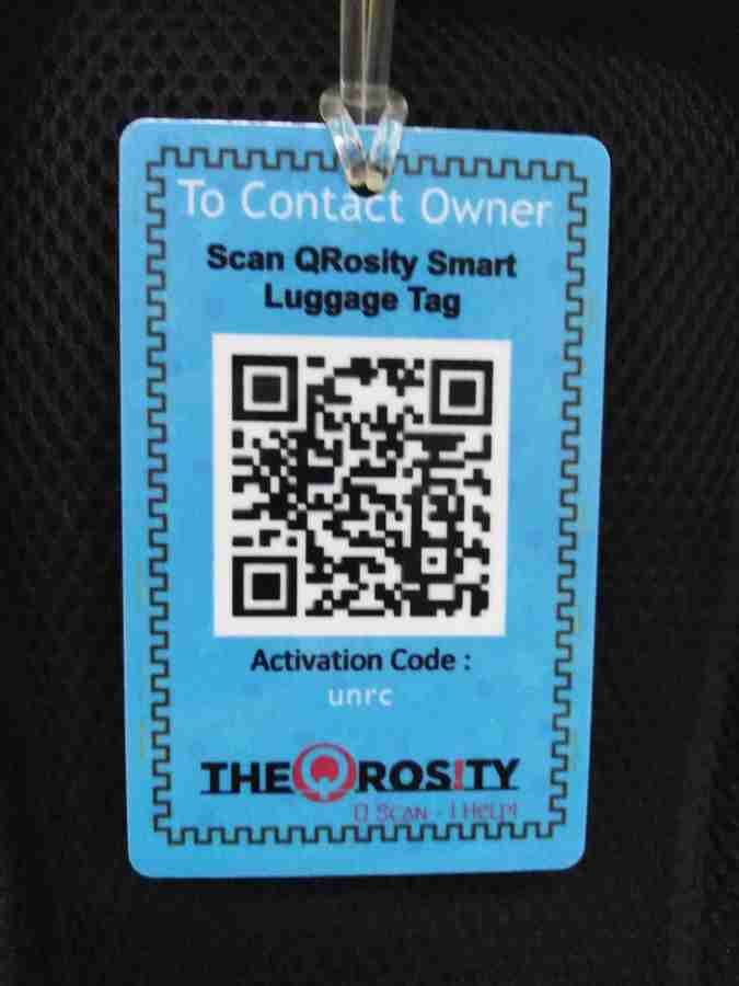Smart luggage tag hot sale