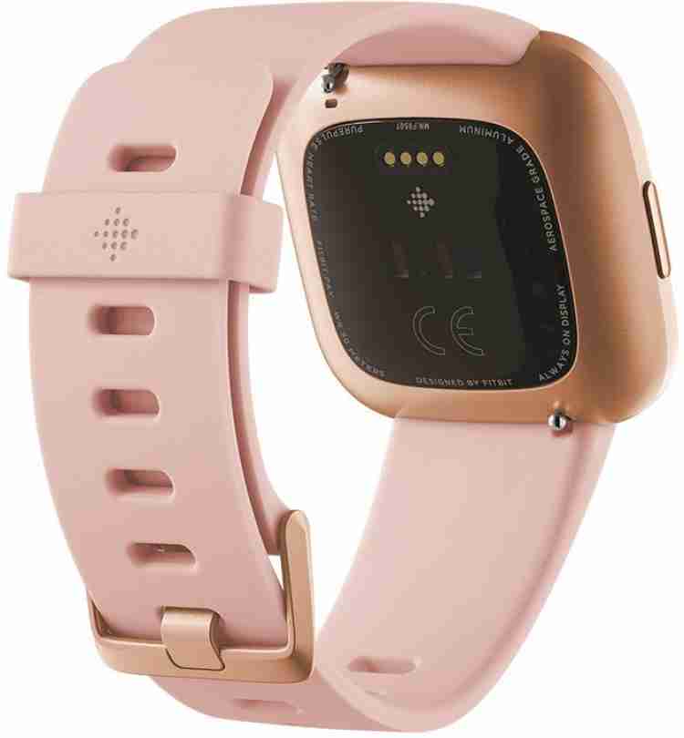 Fitbit versa store rose gold white