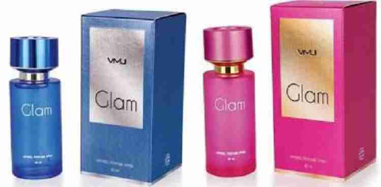 Pink perfume on sale blue bottle