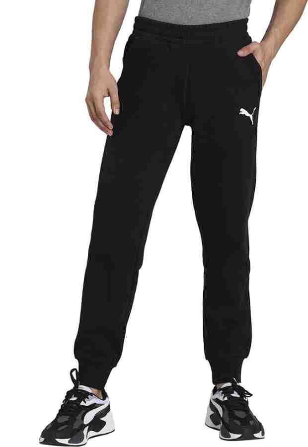 PUMA Essentials Fleece Pants Solid Men Black Track Pants