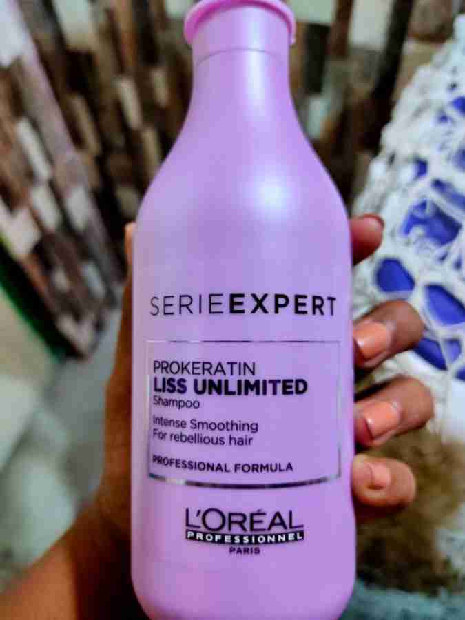 L'Oréal Paris Loreal Professional Serie Expert Pro Keratin Liss Unlimited  Shampoo 300 ml Smoothing Shampoo Rebellious hair - Price in India, Buy  L'Oréal Paris Loreal Professional Serie Expert Pro Keratin Liss Unlimited