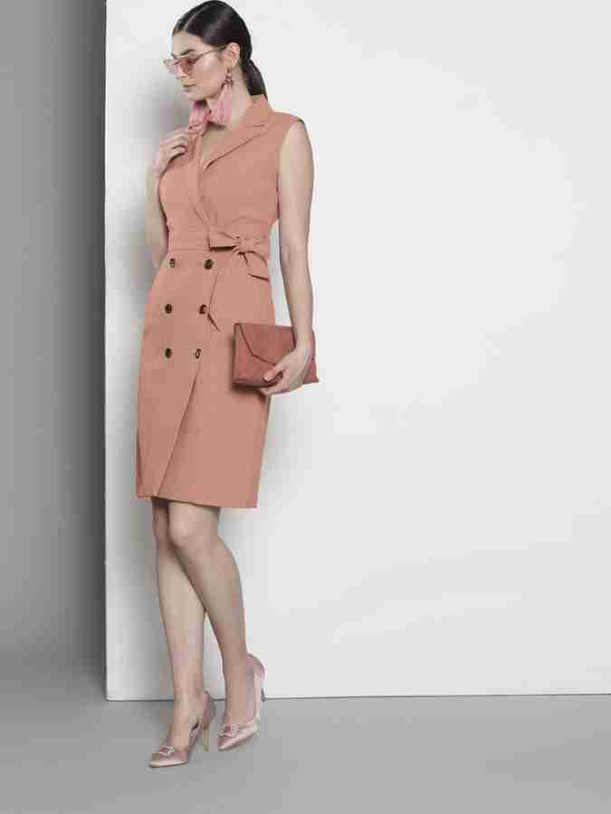 DOROTHY PERKINS Women Sheath Pink Dress Buy DOROTHY PERKINS