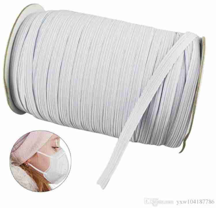 RTM Elastic Thread and Cord White Elastic