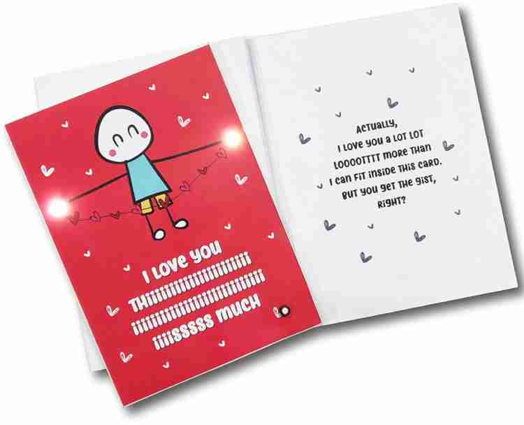Greeting card sale to boyfriend