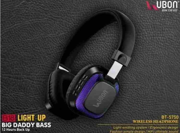 Ubon BT 5750 Light up Bluetooth Headset Price in India Buy Ubon