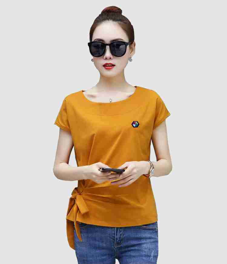 cowl neck t shirt flipkart