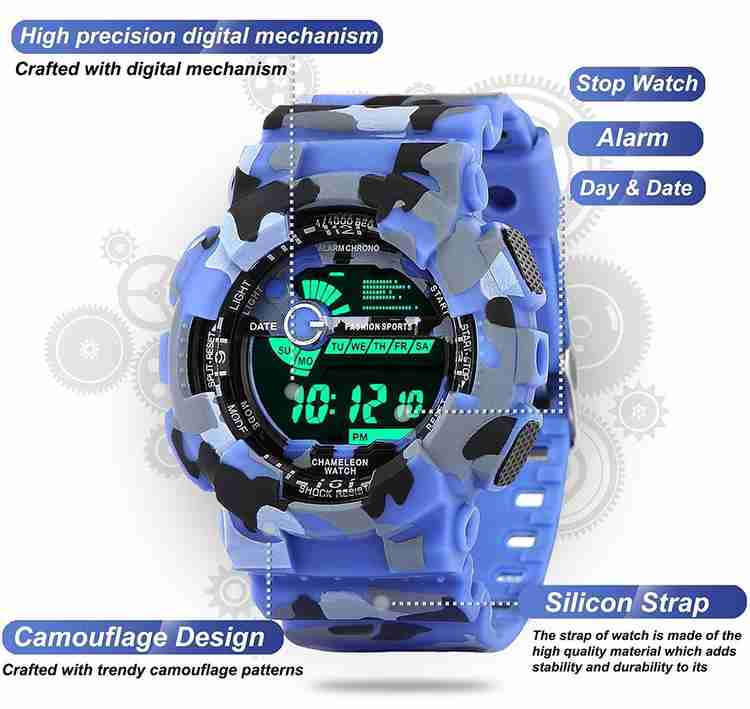 DRITON Digital Watch For Men Buy DRITON Digital Watch For Men Digital Military Army style Sports Water Resistance Online at Best Prices in India Flipkart