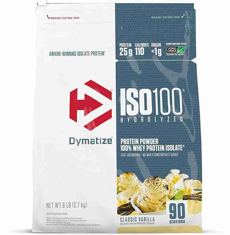 DYMATIZE ISO 100 6.4Lbs Whey Isolate Whey Protein Price in India - Buy  DYMATIZE ISO 100 6.4Lbs Whey Isolate Whey Protein online at