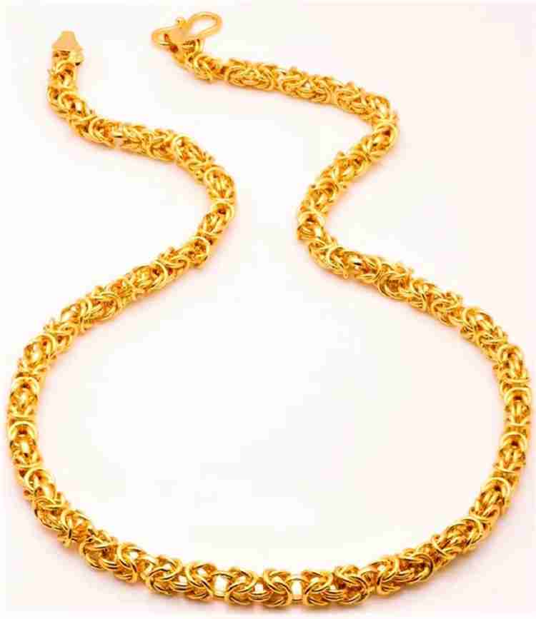 RIYAASHI gold plated men women exclusive chain in gold looking