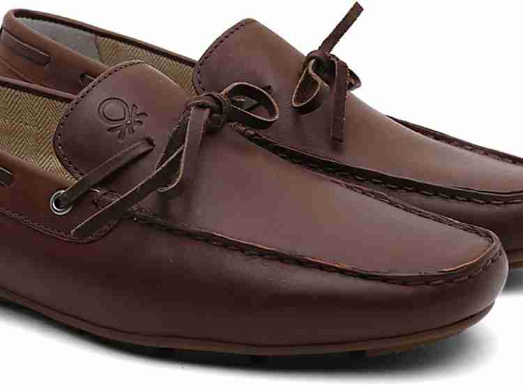 Benetton leather shoes clearance