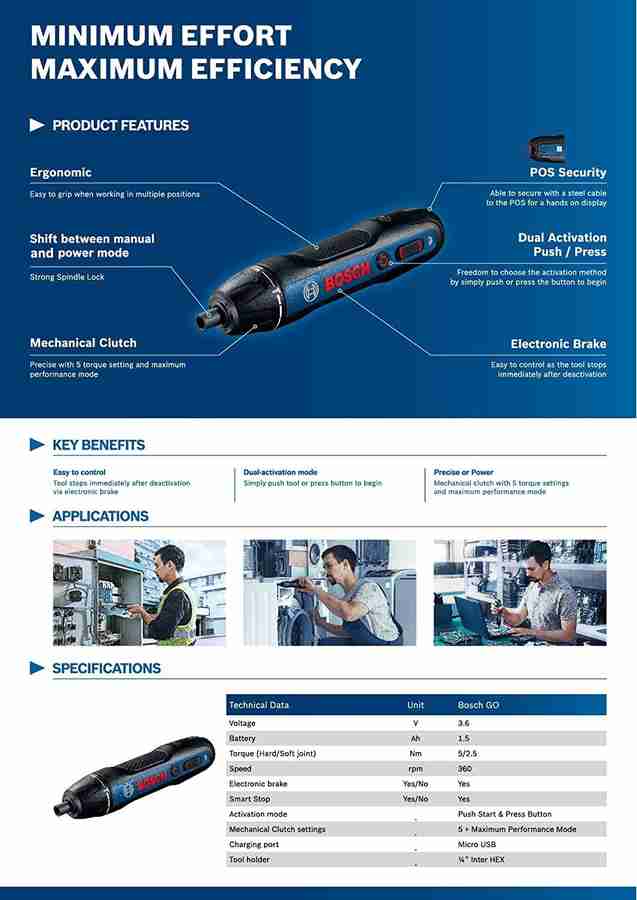 BOSCH GO NEW Power Hand Tool Kit Price in India Buy BOSCH GO NEW Power Hand Tool Kit online at Flipkart